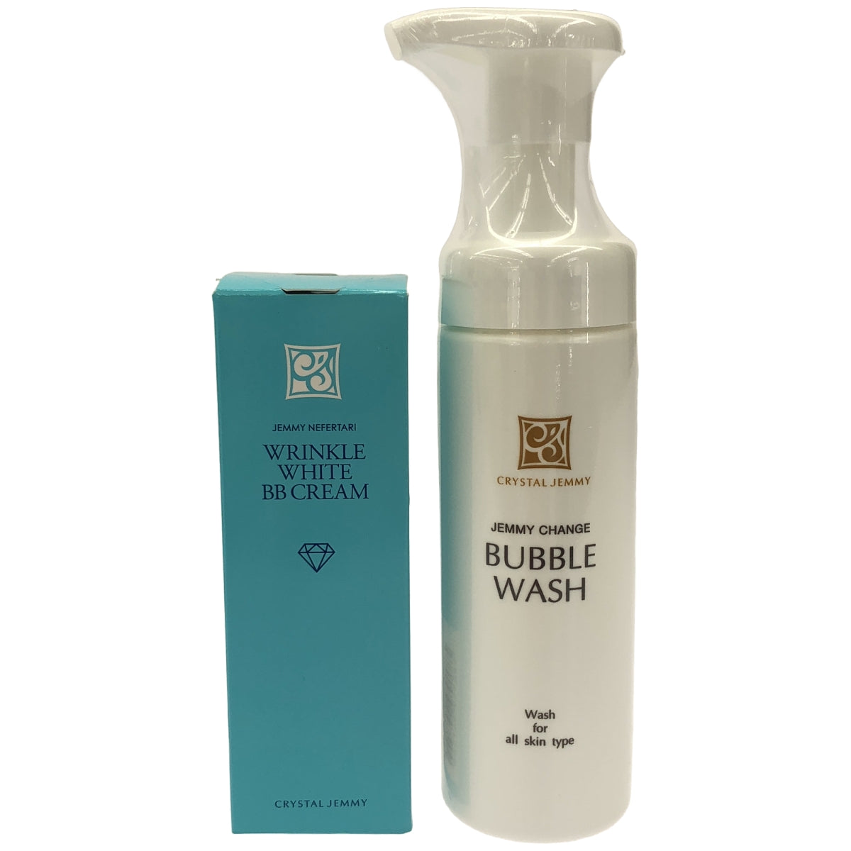 Z000 ジェミーチェンジ バブルウォッシュ 150mL & ジェミーネフェルタリ リンクルホワイトBBクリームW 30g 2個セット