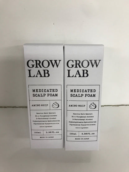 C447 ★グロウラボ メディケイテッドスカルプフォーム GROW LAB 泡 育毛剤 スカルプケア 100ml 2個セット