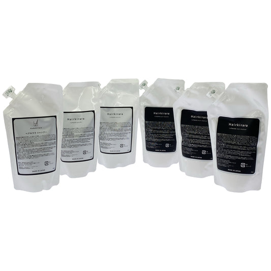Z000 ヘアキララ シャンプー 250mL 3個 & トリートメント 250g 3個 計6個セット