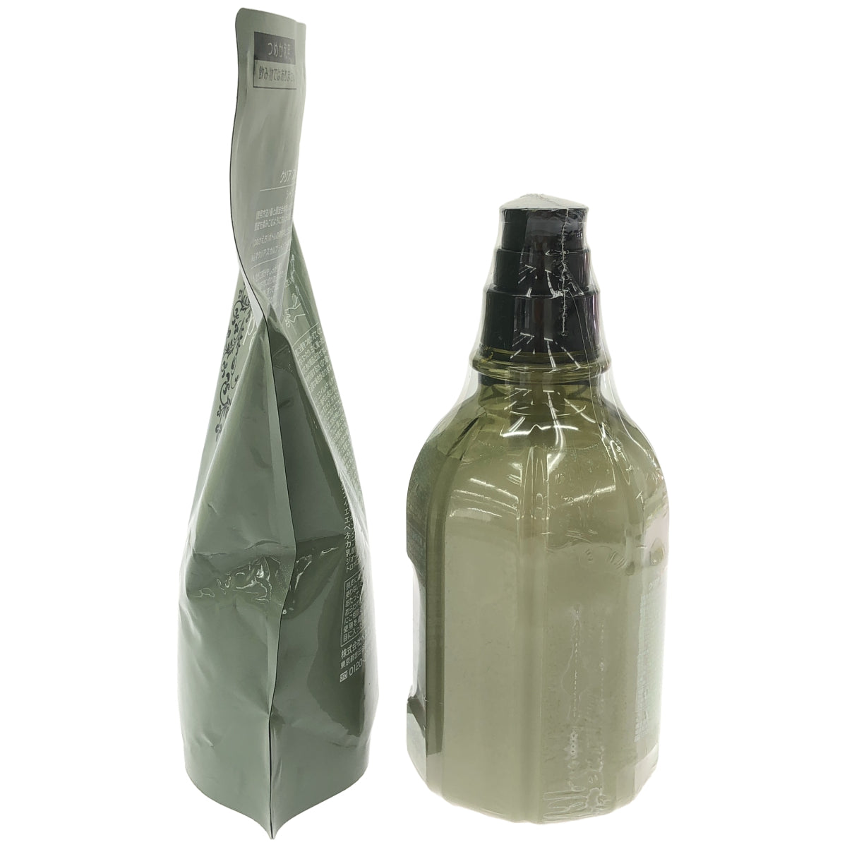 Z000 Pasca クリア スカルプ シャンプー つめかえ用 450ml & ヘアパック 500ml 計2個セット　ラスト1点！