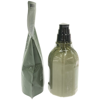 Z000 Pasca クリア スカルプ シャンプー つめかえ用 450ml & ヘアパック 500ml 計2個セット　ラスト1点！