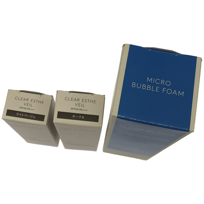 Z000 マキアレイベル マイクロバブルフォームa 140mL & 薬用クリアエステヴェール 25mL & 13mL 3個セット