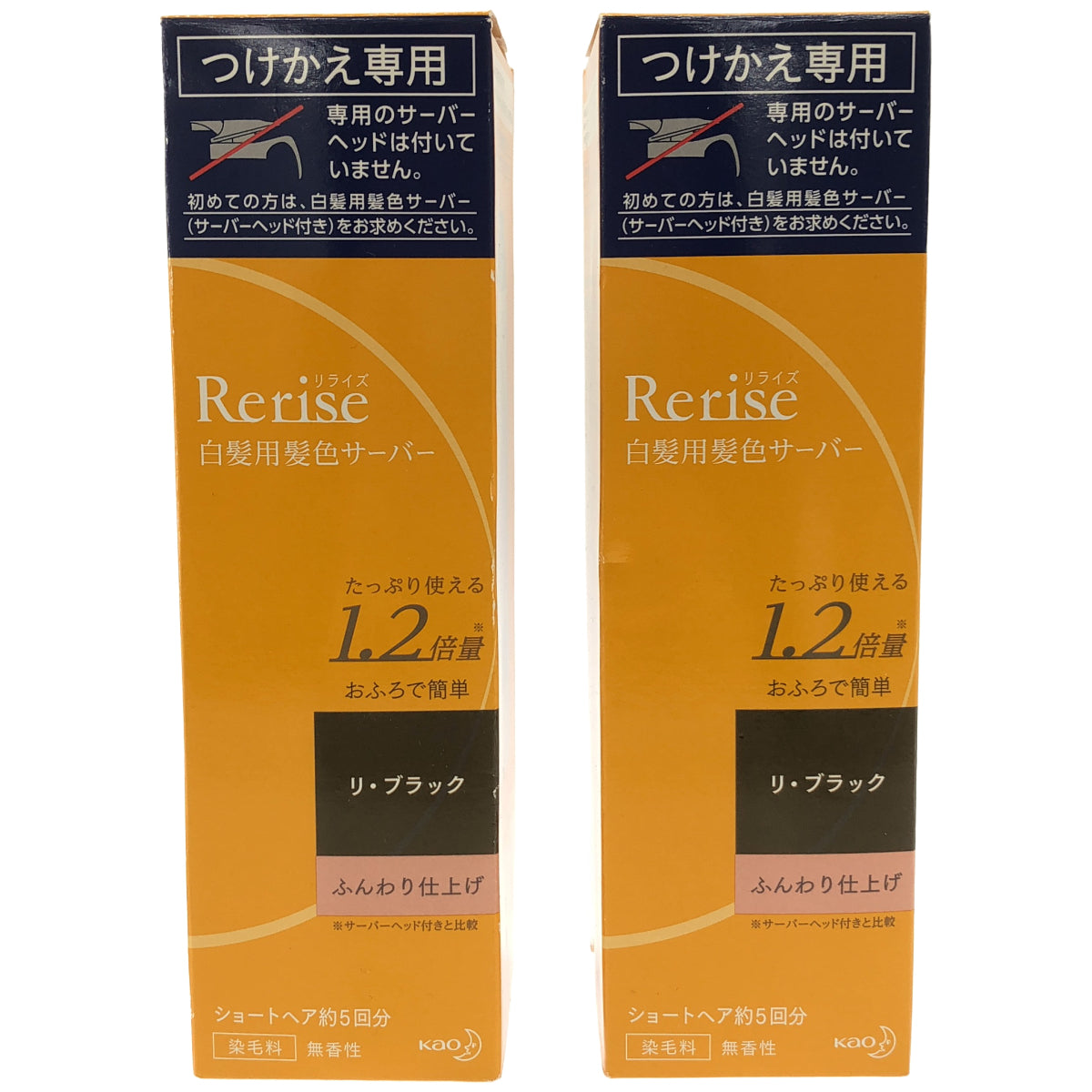 Z000 リライズ 白髪用髪色サーバー Bf ブラック つめかえ用 190g 2本セット　ラスト1点！