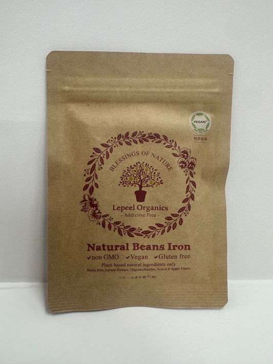 CA01 K  レピールオーガニックス レピール まめ鉄 Natural Beans Iron ナチュラル ビーンズ 120粒 粒タイプ●賞味期限：2026/09/24～