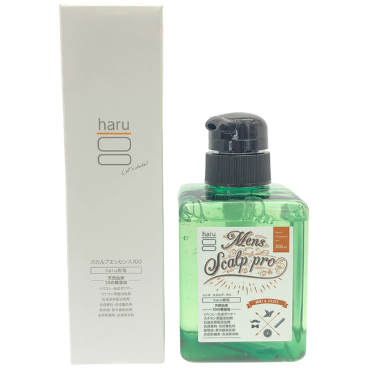 Z000 haru スカルプエッセンス100 130mL & メンズ スカルプ・プロ 300mL 2個セット　ラスト1点！