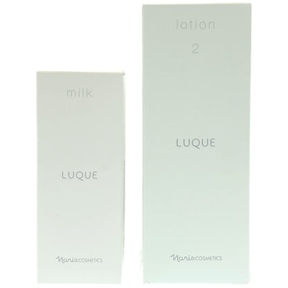 Z000 ナリス ルクエ ミルク 84mL & ローション 2 210mL 計２個セット　ラスト1点！