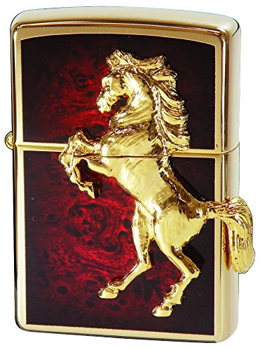 ZIPPO ゴールドプレート ウイニングウィニー ディープレッド