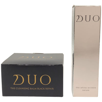 Z000 デュオ ザ クレンジングバーム ブラックリペアEX 90g & ザ 薬用美白リンクルセラム 30mL 2個セット