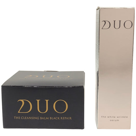 Z000 デュオ ザ クレンジングバーム ブラックリペアEX 90g & ザ 薬用美白リンクルセラム 30mL 2個セット