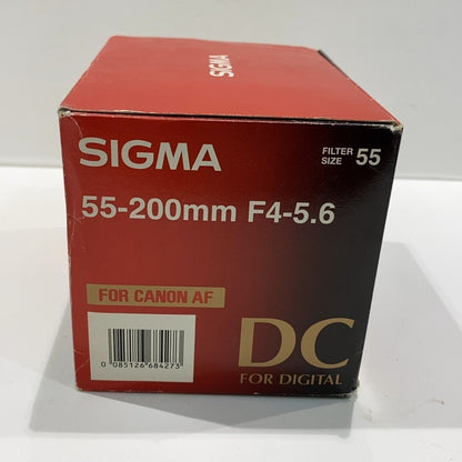 C9X2 D シグマ 55-200mm F4-5.6 DC デジタル専用 キャノン用