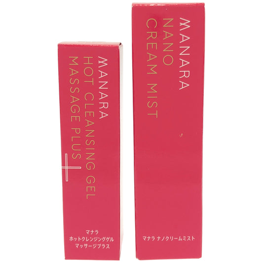 Z000 マナラ ナノクリームミスト 50mL & ホットクレンジングゲル マッサージプラス 30g 計2個セット　ラスト1点！