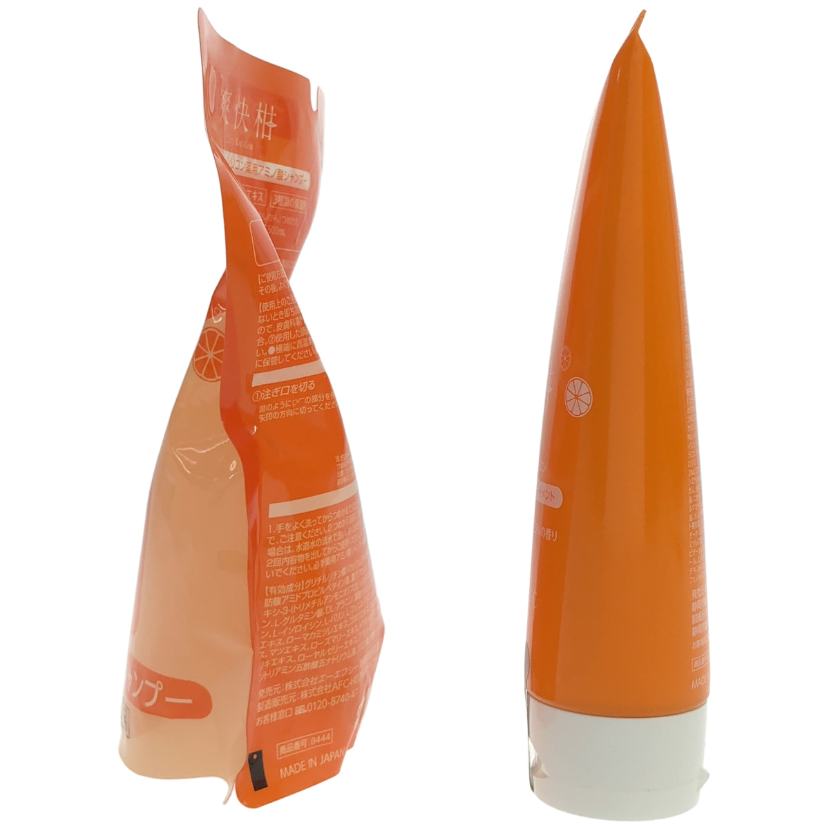 Z000 爽快柑 アムス薬用シャンプー 3 つめかえ用 NET 500mL & トリートメント mo NET 240g 計2個セット　ラスト1点！