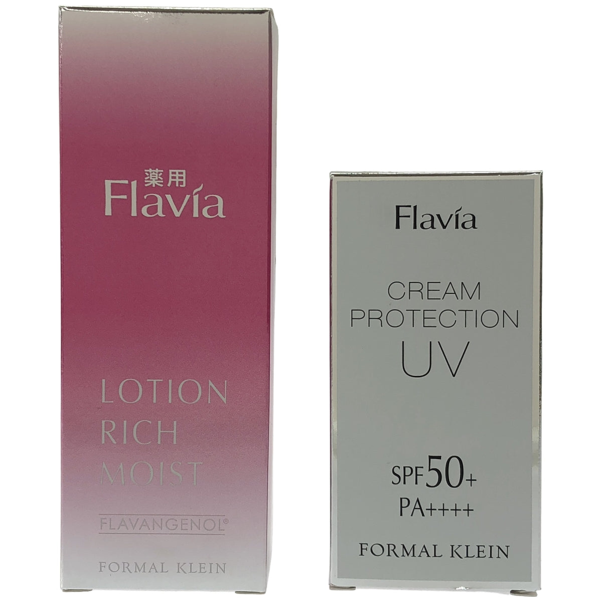 Z000 フラビア クリームプロテクション UV 50g & 薬用フラビア ローション リッチモイスト01 80ml 2個セット