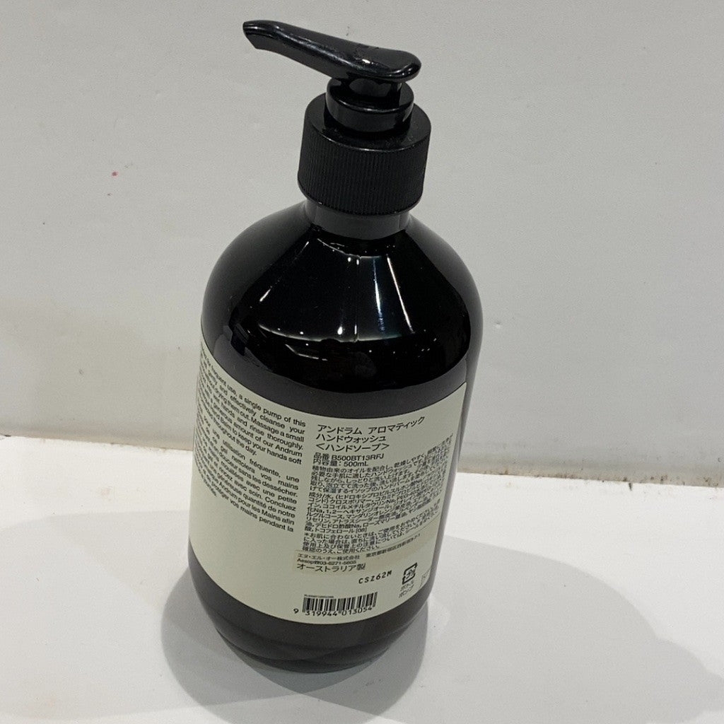 C9Z6 D Aesop イソップ アンドラム アロマティック ハンドウォッシュ 500ml
