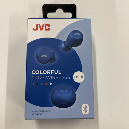 CW5L D JVC HA-A5T-A 完全ワイヤレスイヤホン 本体質量3.9g小型軽量ボディ 最大15時間再生 Bluetooth Ver5.1対応 ブルー