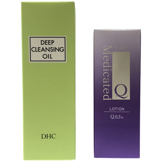 Z000 DHC 薬用 ディープ クレンジング オイル 200mL & 薬用 Q ローション 160mL 2個セット　ラスト1点！