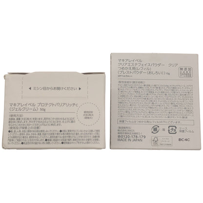 Z000 マキアレイベル プロテクトバリアリッチC 50g & クリアエステフェイスパウダー クリア つめかえ用(レフィル) 10g 計2個セット　ラスト1点！