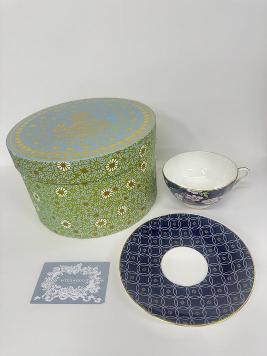 C655 D WEDGWOOD　ウェッジウッド　ティーガーデンラズベリー　カップ&ソーサー【T】