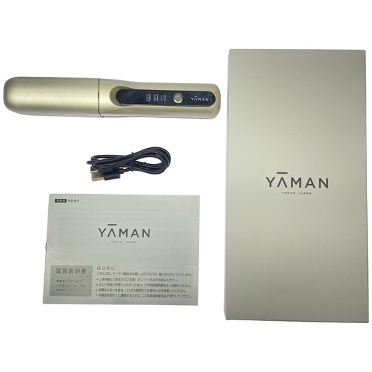 Z000 ヤーマン ストレートブラシ ヘアボリューマー プロ ブラシアイロン YJHB7 ゴールド　ラスト1点！