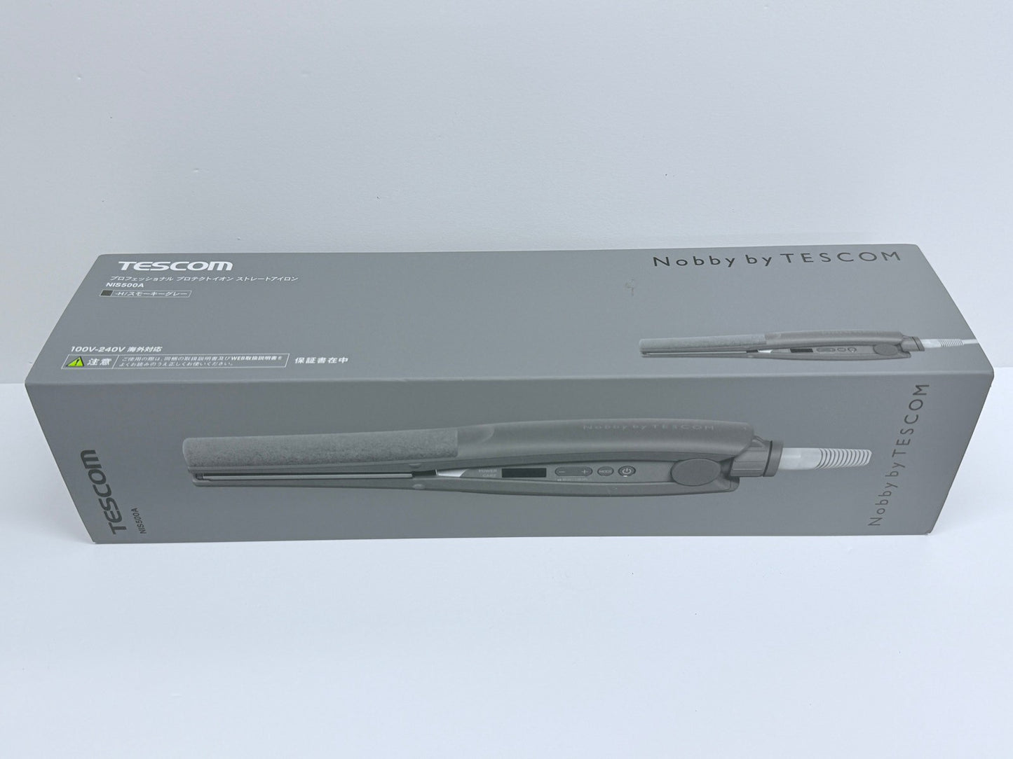 CH20 D Nobby by TESCOM テスコム ストレート ヘアアイロン NIS500A-H スモーキーグレー