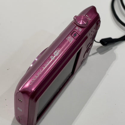 C9U4 D Nikon デジタルカメラ COOLPIX A300 光学8倍ズーム 2005万画素 ピンク A300PK