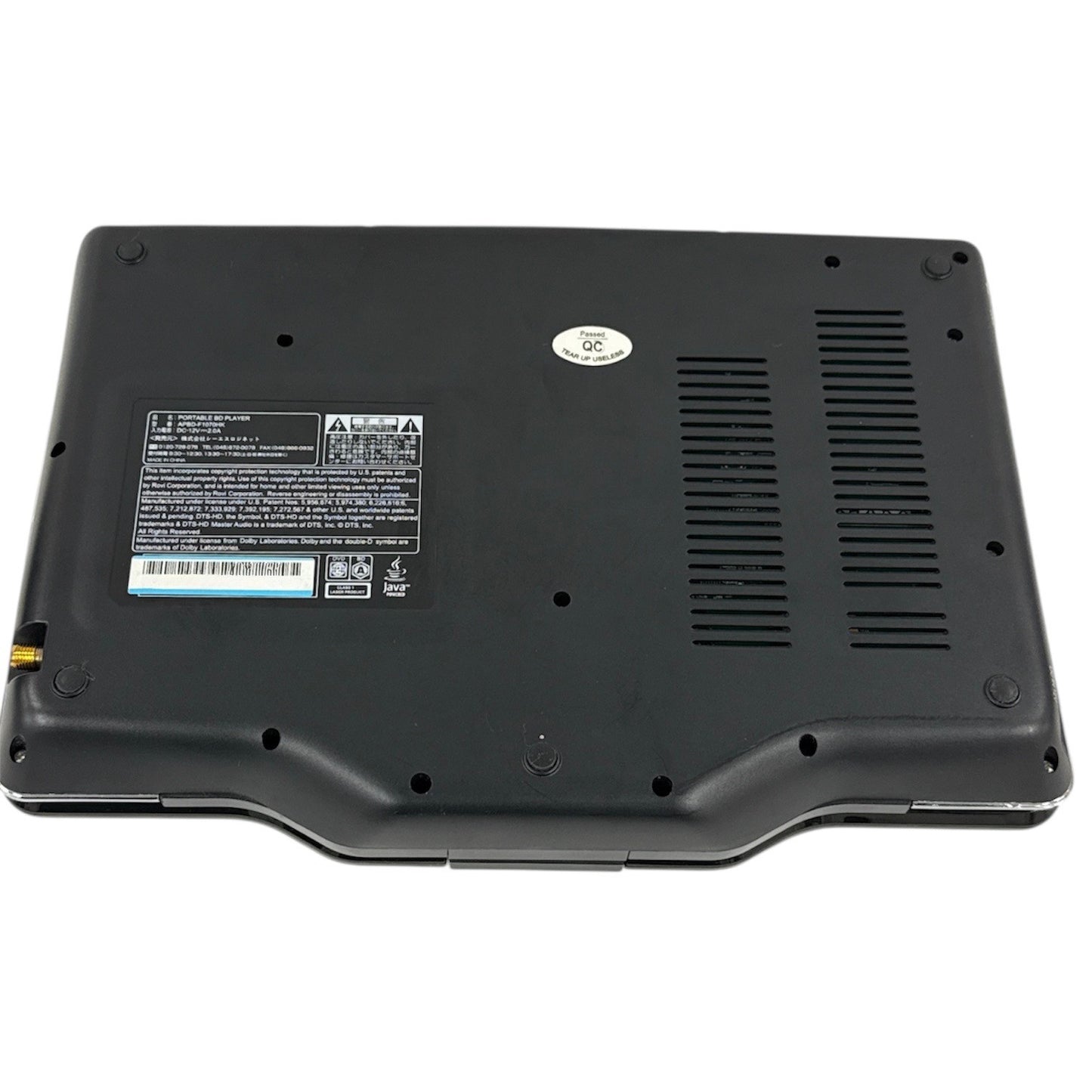 CH16 ブルーレイディスクプレイヤー CHL APBD-F1070HK 10インチ