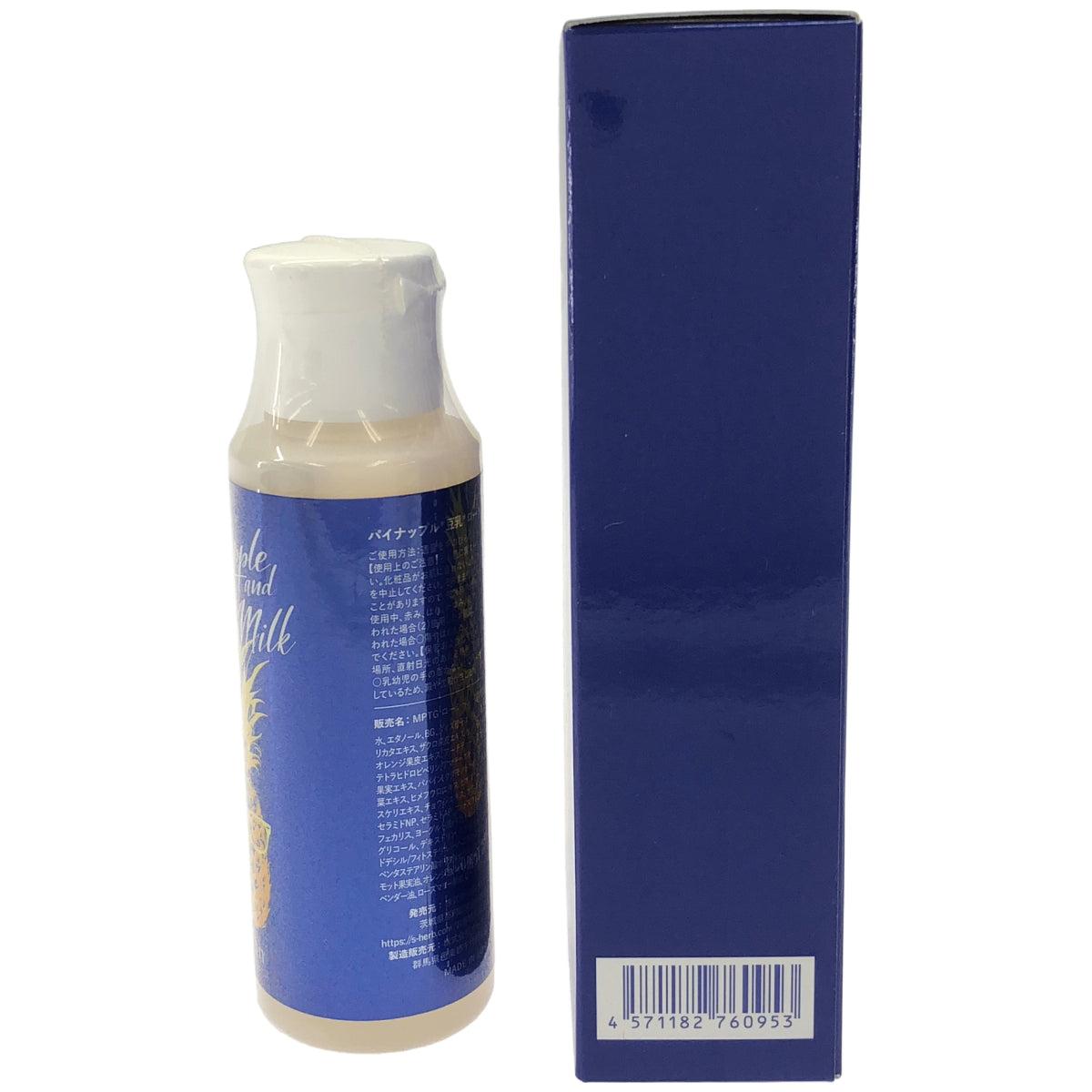 Z000 パイナップル 豆乳 ローション メンズ用 100mL & 配合除毛クリーム メンズ用 100g 2個セット　ラスト1点！