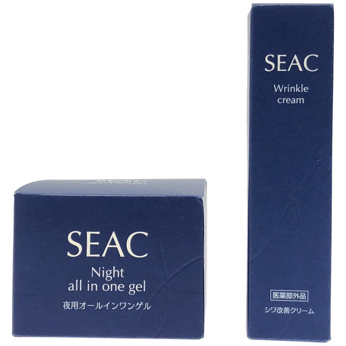 Z000 シーク 夜用オールインワンゲル S 50g & 薬用リンクルクリーム WRCC 25g 2個セット　ラスト1点！