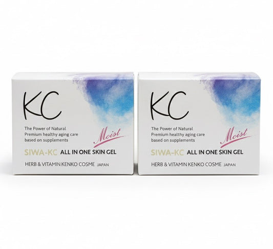 C264 SIWA-KC オールインワン スキン ジェル モイスト 50ｇ（しっとりタイプ）2個セット つや玉 オールインワンジェル ハリ不足