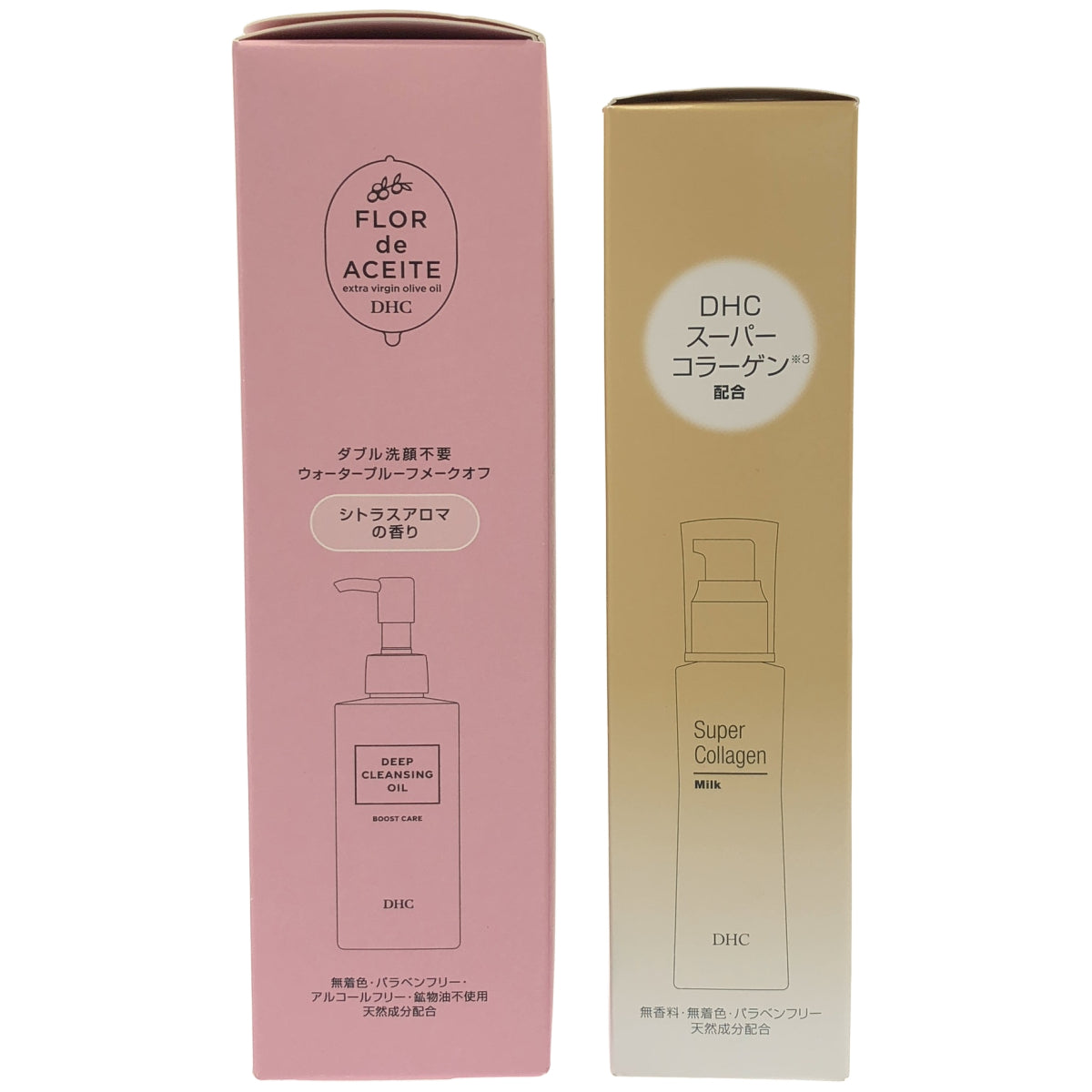 Z000 DHC ディープクレンジングオイル ブーストケア 200mL & スパコラミルク 80mL 計2個セット　ラスト1点！