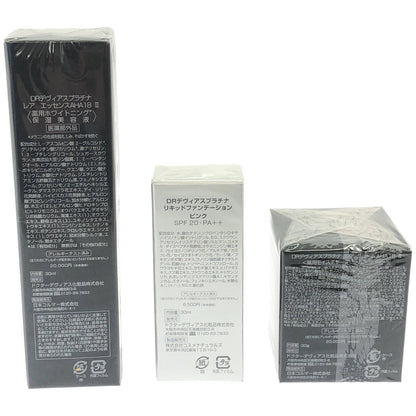 Z000 DRデヴィアスプラチナ エッセンスAHA18 2 & クリームAHA18 2 & リキッドファンデーション ピンク 3個セット