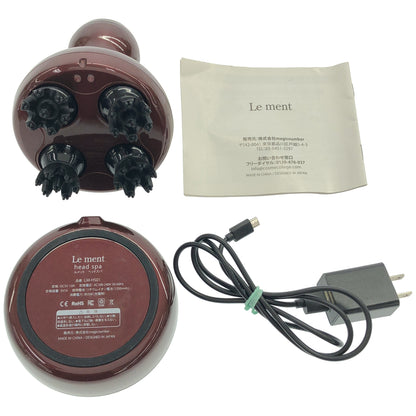 Z000 ■Le ment ルメント ヘッドスパ LM-HS01 充電式 ヘッドスパ 頭皮ケア シャンプーブラシ 頭皮ブラシ　ラスト1点！