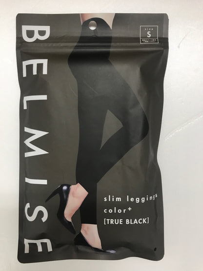 C557 K ベルミス BELMISE スリムレギンス color+ カラープラス トゥルーブラック 着圧ウェア レギンスタイプ Sサイズ