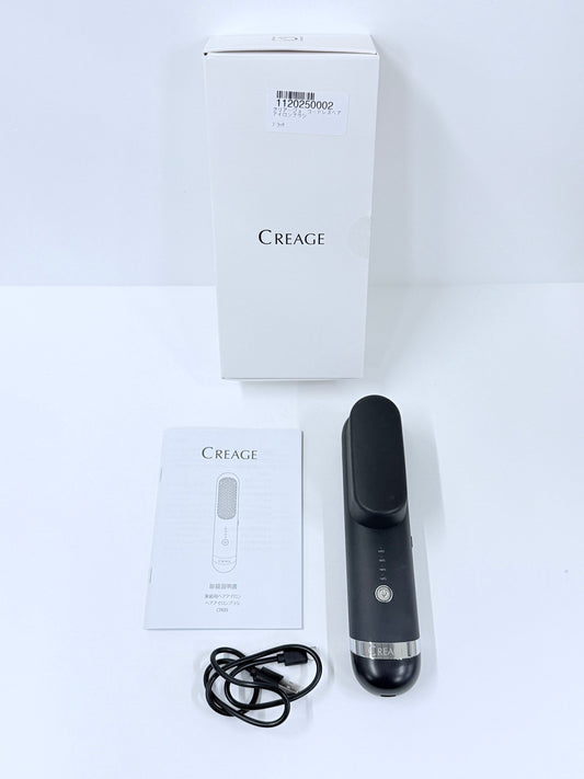 CH24 YA-MAN ヤーマン株式会社 CREAGE クリアージュ コードレスヘアアイロンブラシ ブラック CR09B