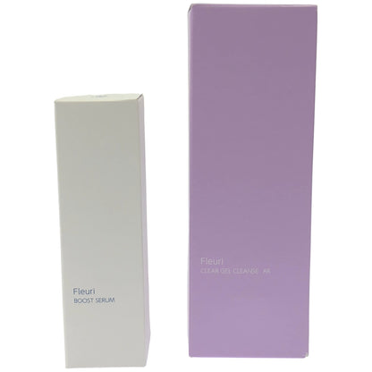 Z000 フルリ クリアゲルクレンズAR [ クレンジング ] NET 150g & ブーストセラム NET 40mL [ 化粧水 ] ２本セット　ラスト1点！