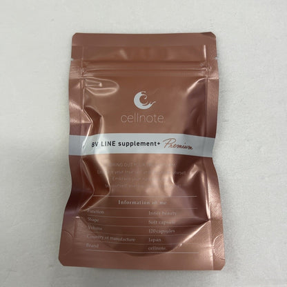 CZ03 K cellnote. セルノート BV LINE supplement+ Premium ボリュームライン サプリメントプラス 120粒 ●賞味期限：2028/09～