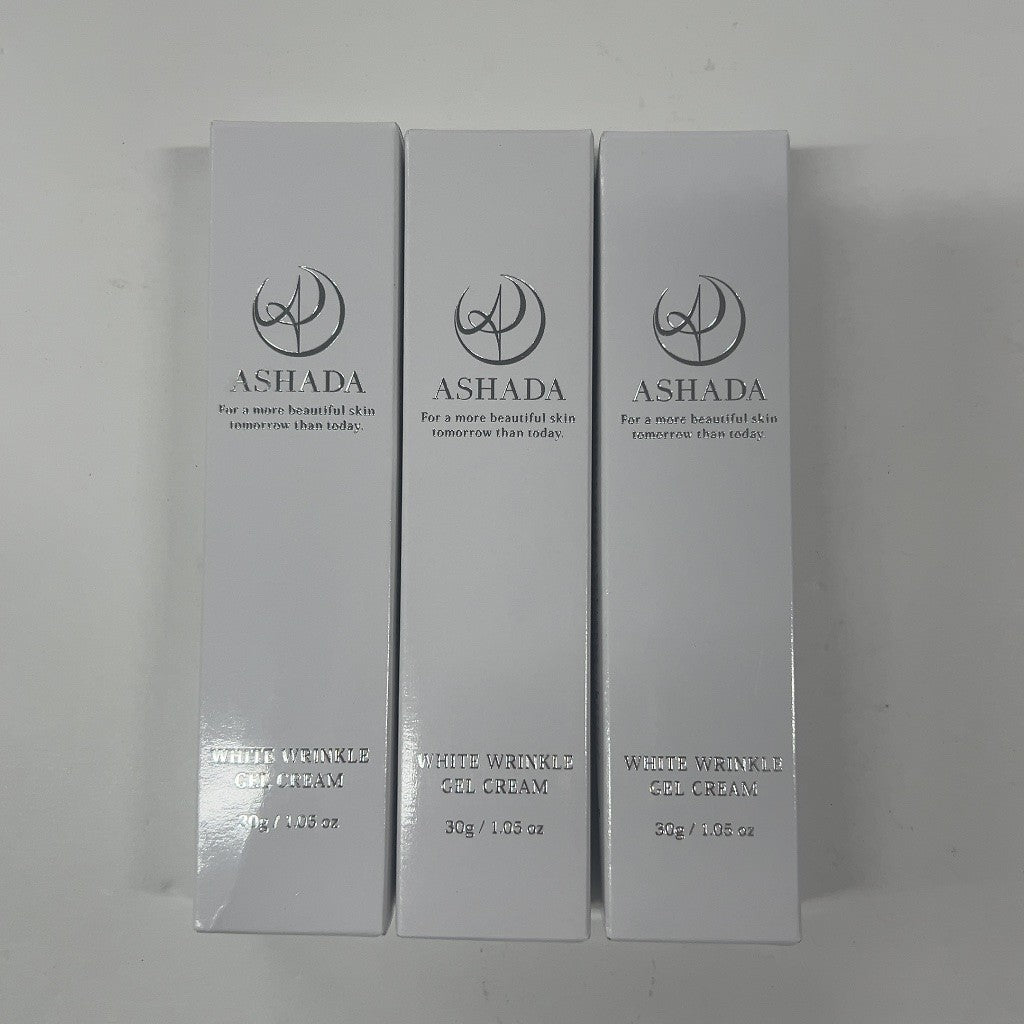 CF60 K ★ ASHADA　アスハダ　シミシワホワイトクリーム　30g  3個セット 【A】