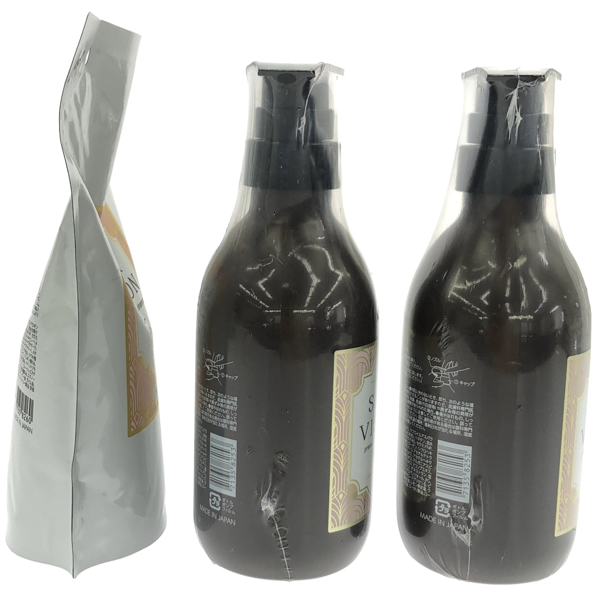 Z000 スキンビジョン プレミアムエッセンスシャンプー Vシャンプー02 400mL 2本 & つめかえ用 400mL 計3個セット　ラスト1点！