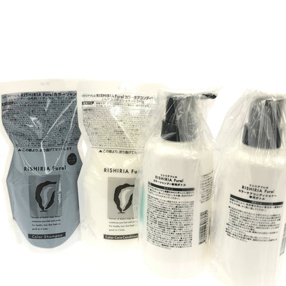 Z000 リシリアフレル カラーシャンプー ナチュラルブラック 240ml& コンディショナー 240g& 他専用ボトル2個 合計4個セット