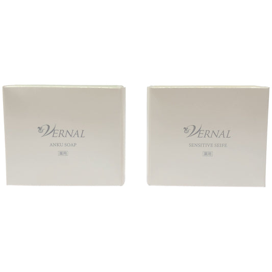 Z000 ヴァーナル 薬用センシティブザイフ 90g & 薬用アンクソープ 90g 2個セット