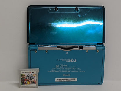 任天堂 NINTENDO 3DS ニンテンドー3DS アクアブルー 本体（CTR-S-BAAA）スマブラソフト付き 【ジャンク】