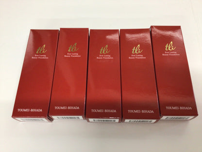 C888 K ★透明美肌 薬用リンクルケア 美白リキッドファンデーションLO ライトオークル SPF50+ PA++++ 26g 5個セット【O】