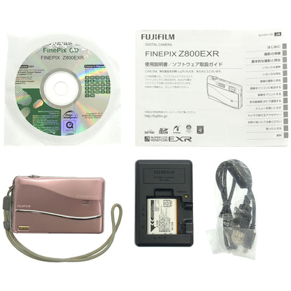 Z000 FUJIFILM デジタルカメラ FinePix  Z800 EXR ピンク F FX-Z800EXR P 1200万画素 光学5倍ズーム スーパーCCDハニカムEXR 3.5型ワイドタッチパネル　ラスト1点！