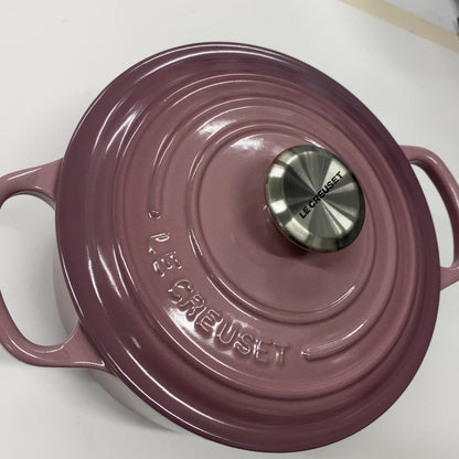 C99J D ル・クルーゼ シグニチャー ココット・ロンド 18cm モーヴピンク
