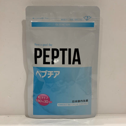 CX34 K ペプチア PEPTIA 30日分 180粒 ゼンケア 旧パケ ●賞味期限：2027/12～