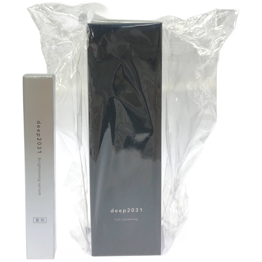 Z000 deep2031 ジェルクレンジング 200g & プライトニングセラム 20mL 2個セット　ラスト1点！