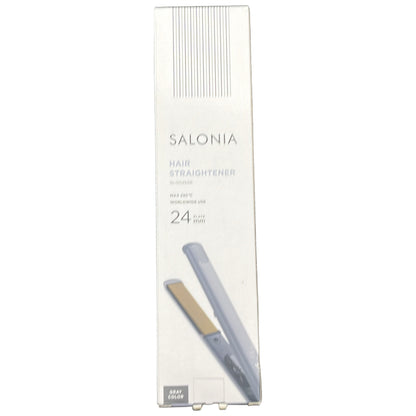 C87A SALONIA サロニア ヘアアイロン グレー 24mm SL-004SGR