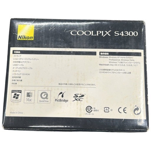 CW72 Nikon デジタルカメラ COOLPIX (クールピクス) S4300 グロッシーレッド S4300RD