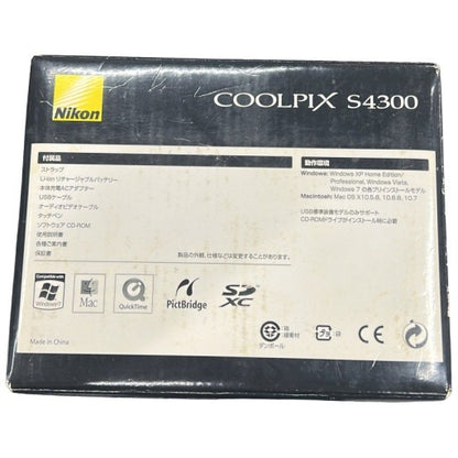 CW72 Nikon デジタルカメラ COOLPIX (クールピクス) S4300 グロッシーレッド S4300RD