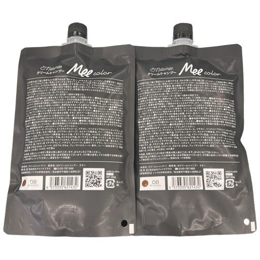 CD81 K Mee Color ミーカラー クリームシャンプー ダークブラウン 350g 2個セット